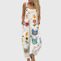 BIRDIE PATCHWORK JUMPSUIT
