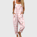 CHERRY PICNIC JUMPSUIT