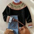 ELVARA | CHIC VINTAGE KNIT SWEATER