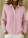 Alana | Textured Knit Button Cardigan