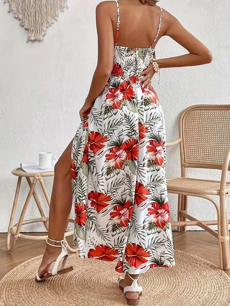 INGRID | SUMMER DRESS WITH FLORAL PRINT