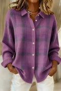 Candi | Relaxed Fit Checked Cardigan