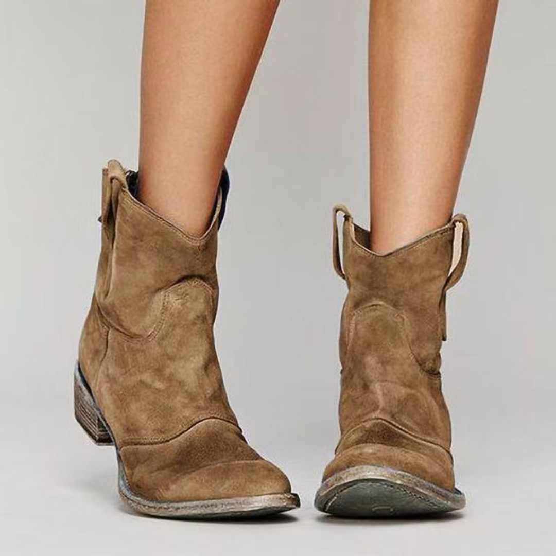DELIA | COMFORT WIDE-HEEL BOOTS
