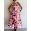 ROSAVELLE | BLUSH GARDEN MIDI DRESS