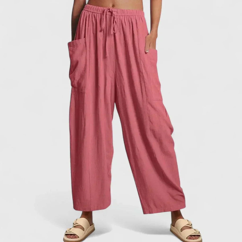 BARBARA | CASUAL WIDE-LEG TROUSERS