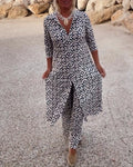SARA | BUTTON-FRONT TWO-PIECE SET