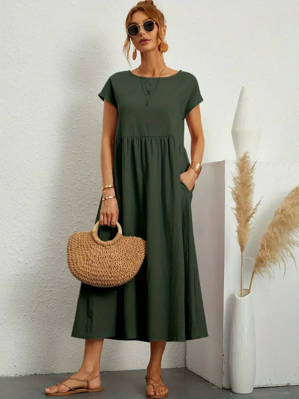 URSINA | FLUID MIDI DRESS