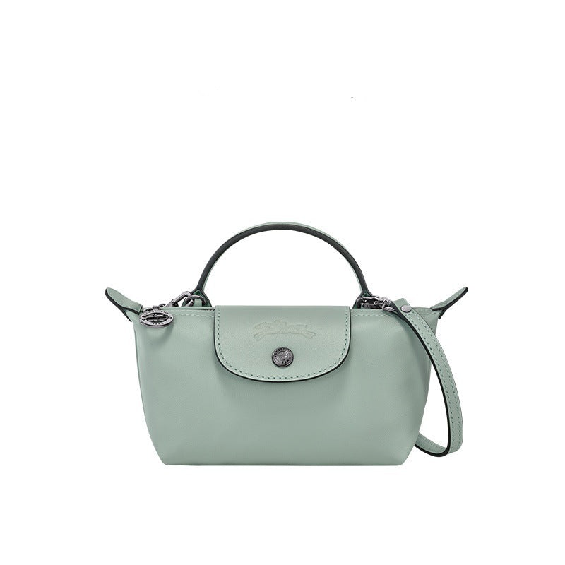 MINI LEATHER BAG | LIGHT BLUE