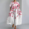 JUTTA | LIGHTWEIGHT MAXI DRESS WITH BEAUTIFUL FLORAL PRINT