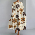 JUTTA | LIGHTWEIGHT MAXI DRESS WITH BEAUTIFUL FLORAL PRINT