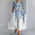 JUTTA | LIGHTWEIGHT MAXI DRESS WITH BEAUTIFUL FLORAL PATTERN