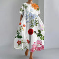 JUTTA | LIGHT MAXI DRESS WITH A BEAUTIFUL FLORAL PRINT