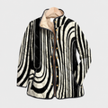 Edith™ | Graphic Zebra Quilted Jacket