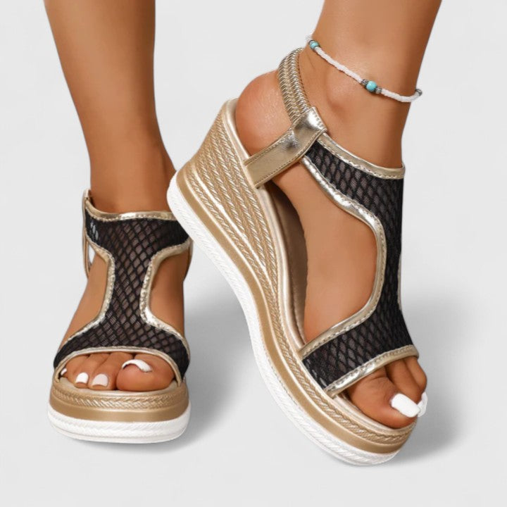 JESSICA | ORTHOPEDIC WEDGE SANDALS