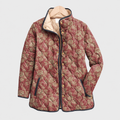 Rosemary™ | Plum Damask Quilted Jacket