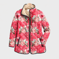 Harriet™ | Raspberry Rose Quilted Jacket